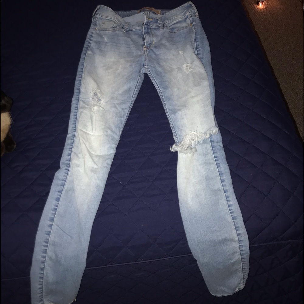 Ripped hollister jeans